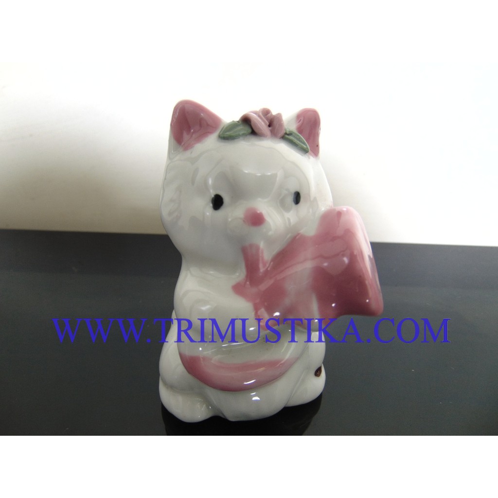 Patung Kucing Keramik
