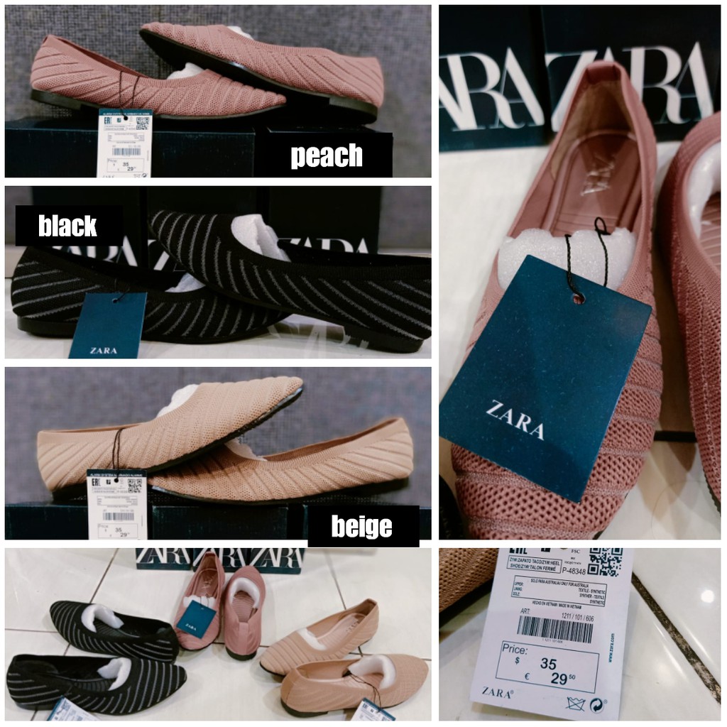 Sepatu zara Laily Sepatu cewek Sepatu kerja Sepatu flat shoes zara laily zara original