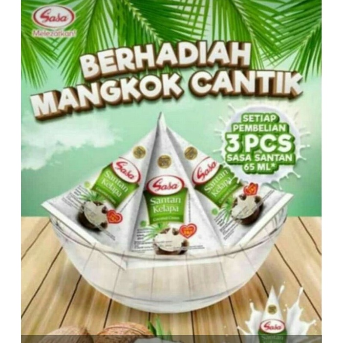 

Santan kelapa tanpa mangkok