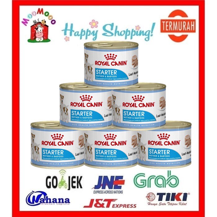 Royal Canin Starter Mousse Mother &amp; Baby Dog 195gr - Makanan Anjing