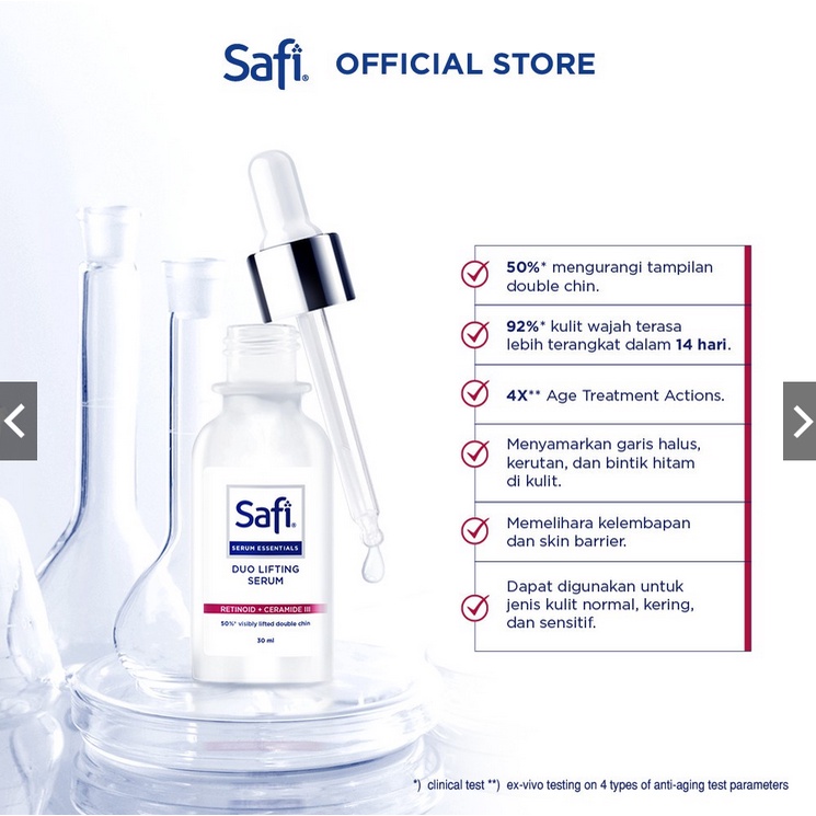 SAFI Serum Essentials Duo Lifting / Blemish Treatment / Bright Up / Skin Reneval Serum - 30ml