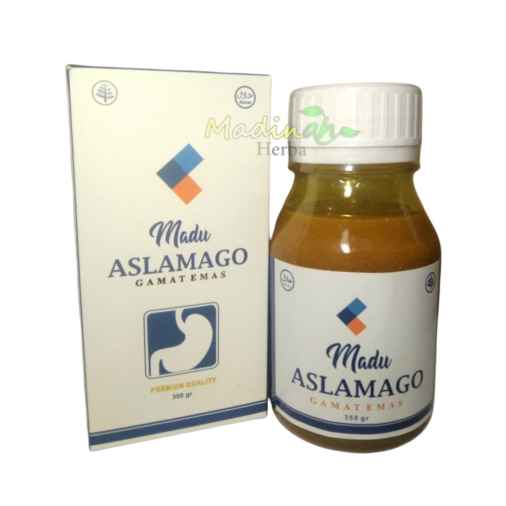 Madu Aslamago Gamat Emas 350 gr ORIGINAL