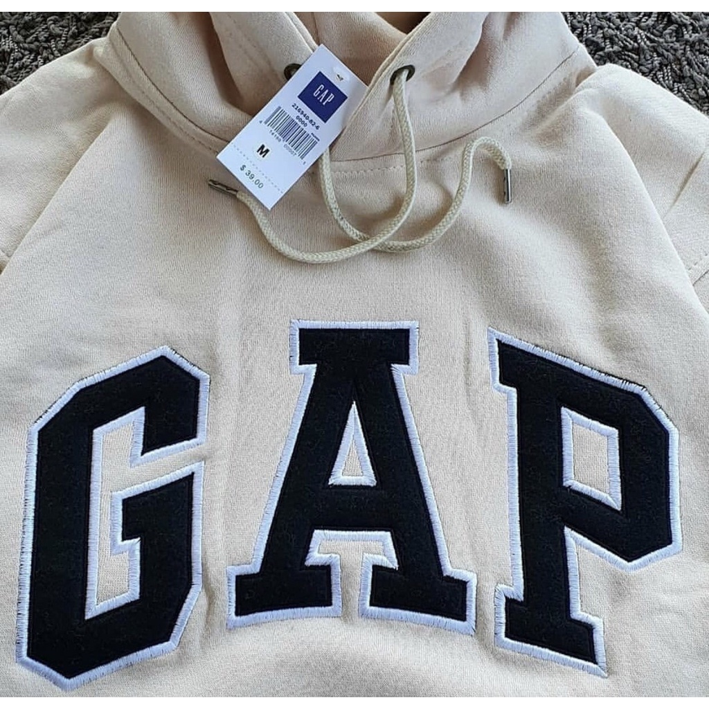 SWEATER HOODIE GAP CREAM JACKET STREETWEAR HYPE PREMIUM BORDIR FULLTAG &amp; LEBEL - BANYAK VARIASI WARNA BEST SELLER