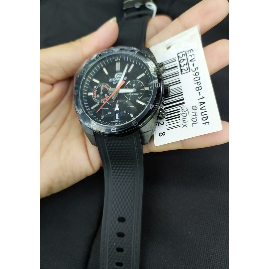 Jam Tangan Pria Casio EDIFICE EFV-590PB-1AVUDF Original