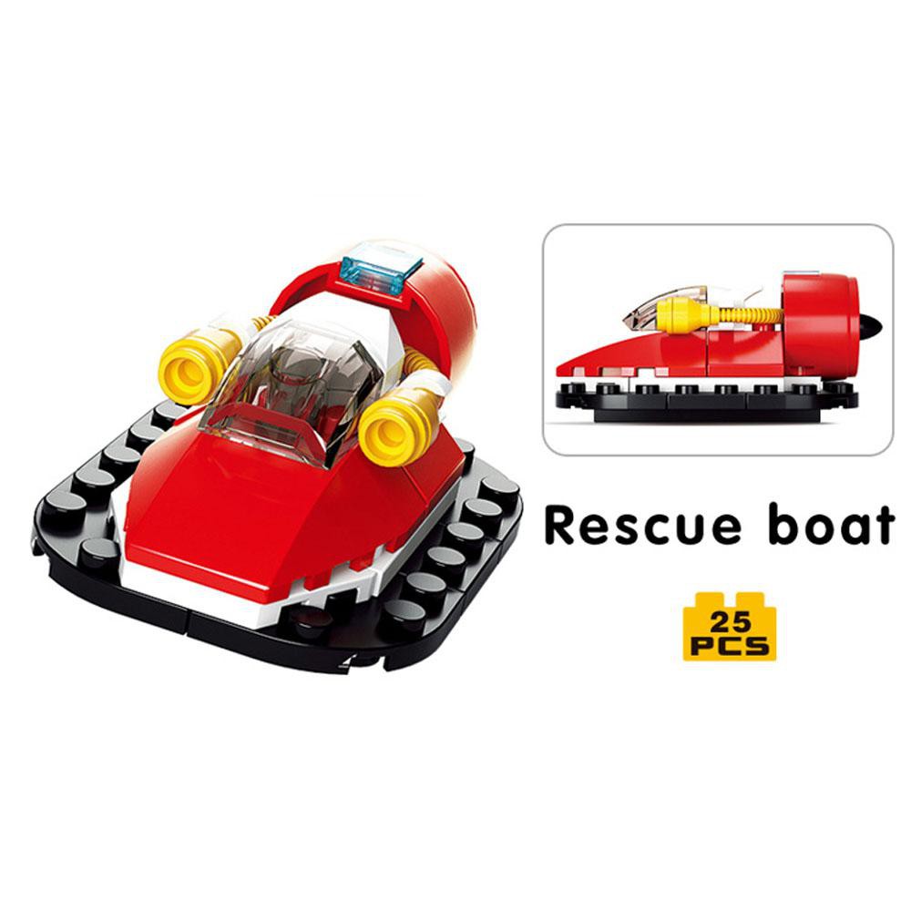 Jual Lego Sluban Fire Fighter Kapal Boat Pemadam Kebakaran M38 B0593 D