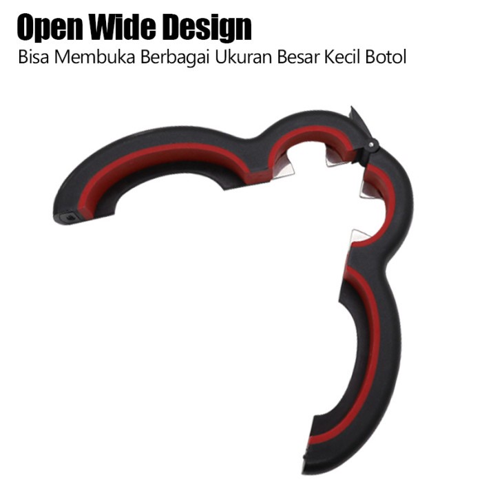 Pembuka Tutup Botol Bottle Opener Pembuka Kaleng Multifungsi 6 in 1 / Pembuka Tutup Botol / Pembuka Kaleng / 6 in 1 Pembuka Tutup Kaleng dan Botol Serbaguna Can and Bottle Opener Kit Alat Membuka Tutup Kemasan / Bottle Opener / Bottle Opener Keychain