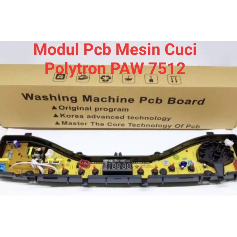 GROSIR PCB MODUL MESIN CUCI POLYTRON 1 TABUNG PAW 8552 9512 7512 8512- MODEL PUTAR