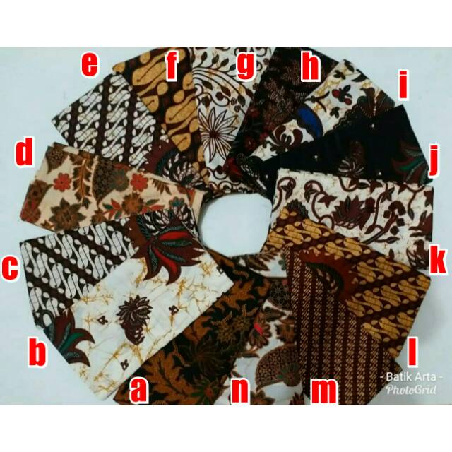 Kain jarik sogan primis motif parang, parang garuda, pekalongan, solo, jogja