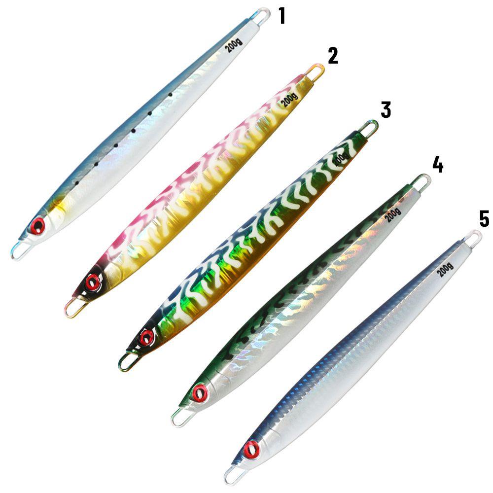 Top Metal Fishing Lure Hot 200g 180mm Warna Warni Memimpin Casting