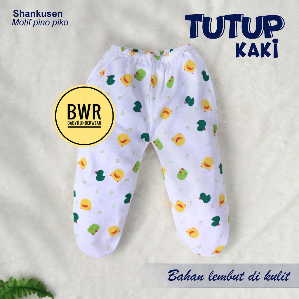 [ 3pc ] Celana Shankusen PANJANG TUTUP Kaki Pino Piko / Perlengkapan Pakaian Bayi New Born - Bwr IX