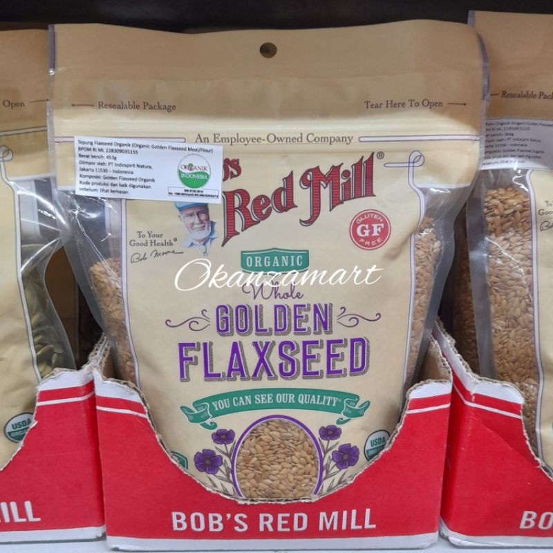 

Bob's Bobs Red Mill Organic Golden Flaxseed 368gr