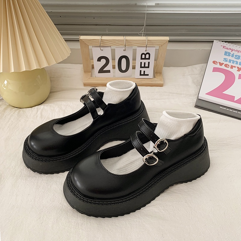 small platform mary janes
