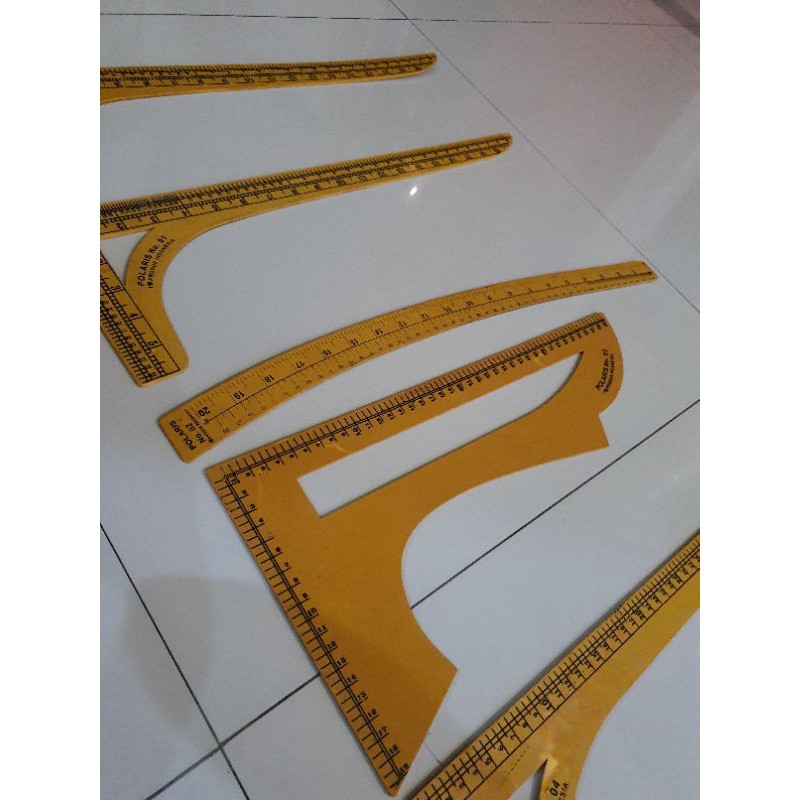 

Mistar penggaris Jahit Polaris 01 sd 04