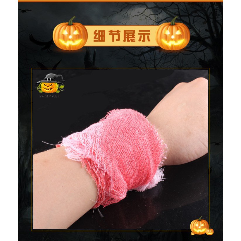 BLBD 7m bloody bandage perban berdarah prank toys mainan halloween