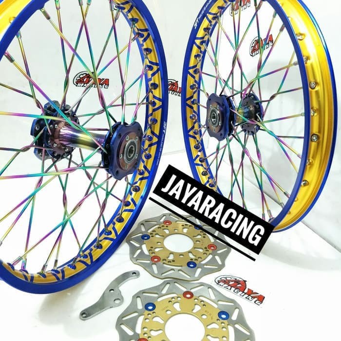 Velg DFT ring 17 Tromol Becak Satria fu - Sonic 150 - Mx New Sepaket siap pakai