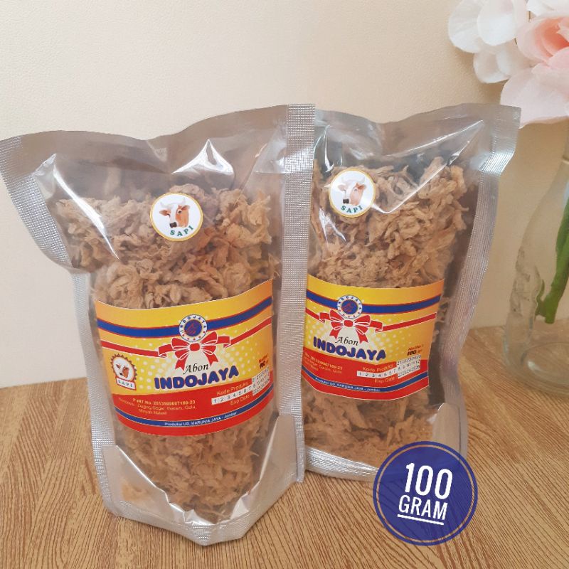 

Abon Sapi INDOJAYA Crispy no MSG 100 gr