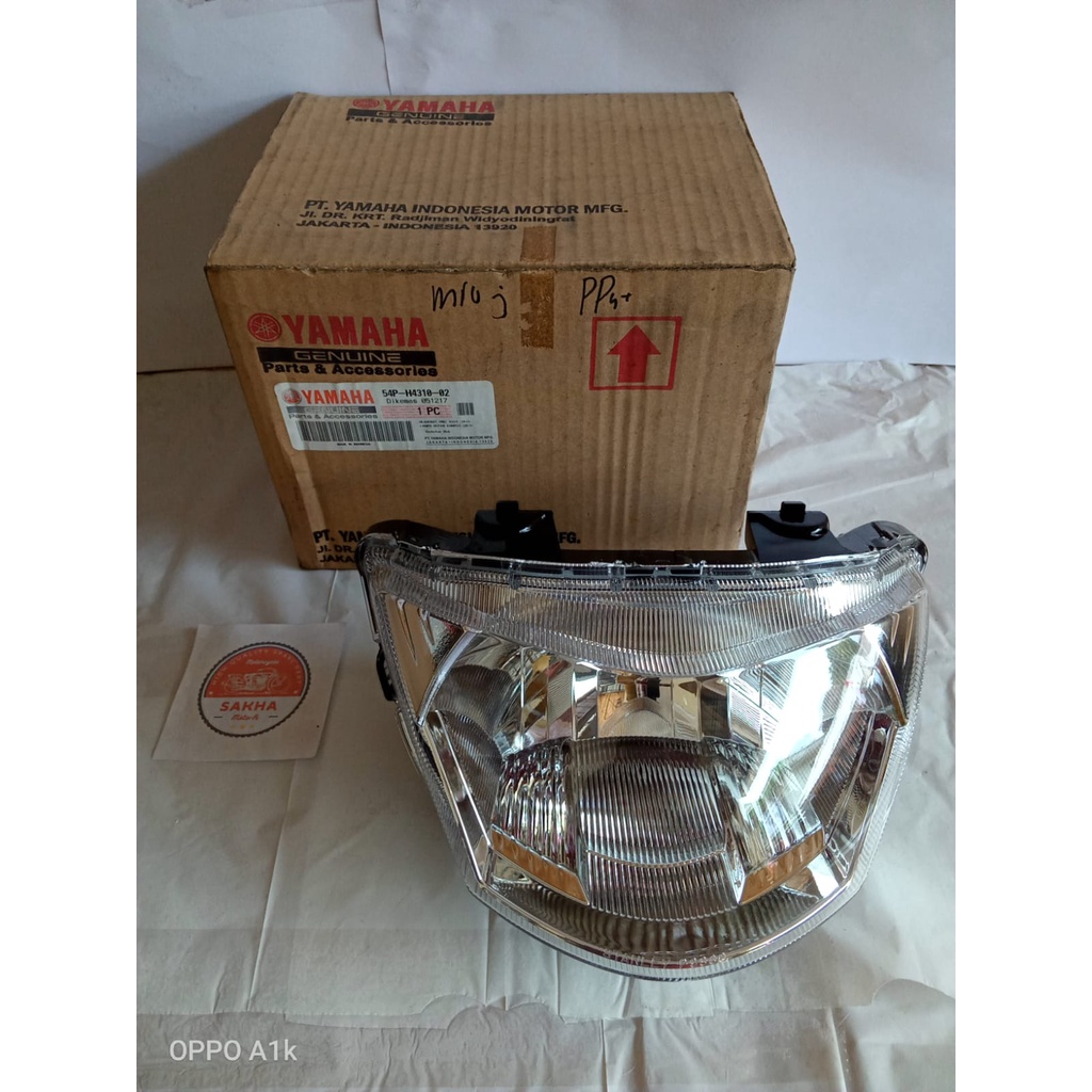 Lampu depan assy Mio J original Lampu depan Mio J Reflektor Mio J original Reflektor Mio J asli Yama