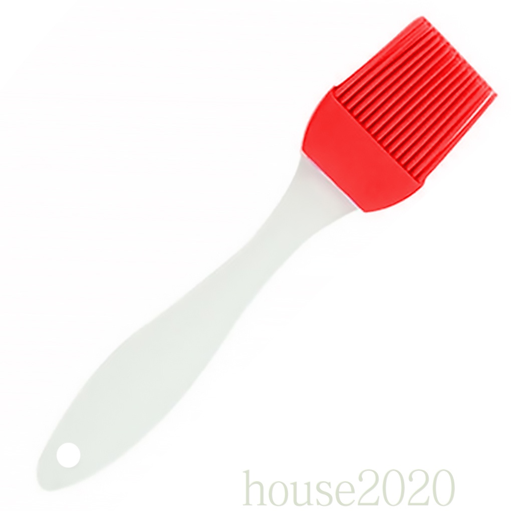 [HOUSE2020]Silicone Oil Brush Heat-Resistant Freeze-resistant Barbecue Tool Home Kitchen Accessories, Red