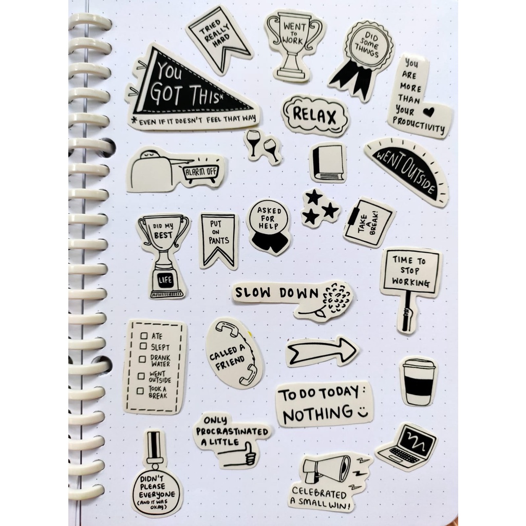 

[COD] 26 Pcs Stiker Stiker lucu murah aesthetic Scrapbook / Stiker laptop lucu / DIY / Stiker kulkas / Stiker Bujo/ stiker Bullet Journal/stiker aestetic/DekorasiBulletJurnal