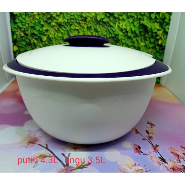 Promo ... Wadah Tupperware besar 2in1 4.3L ( free gift 1 )