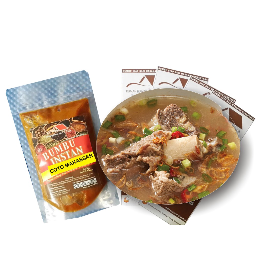 Bumbu Siap Saji Coto Asli Makassar Shopee Indonesia