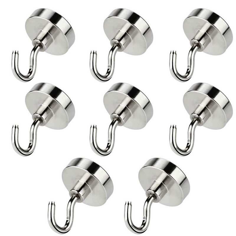 TD - DAP YOMI Magnet Gantungan Hook Strong Neodymium 10mm 8 PCS - D12