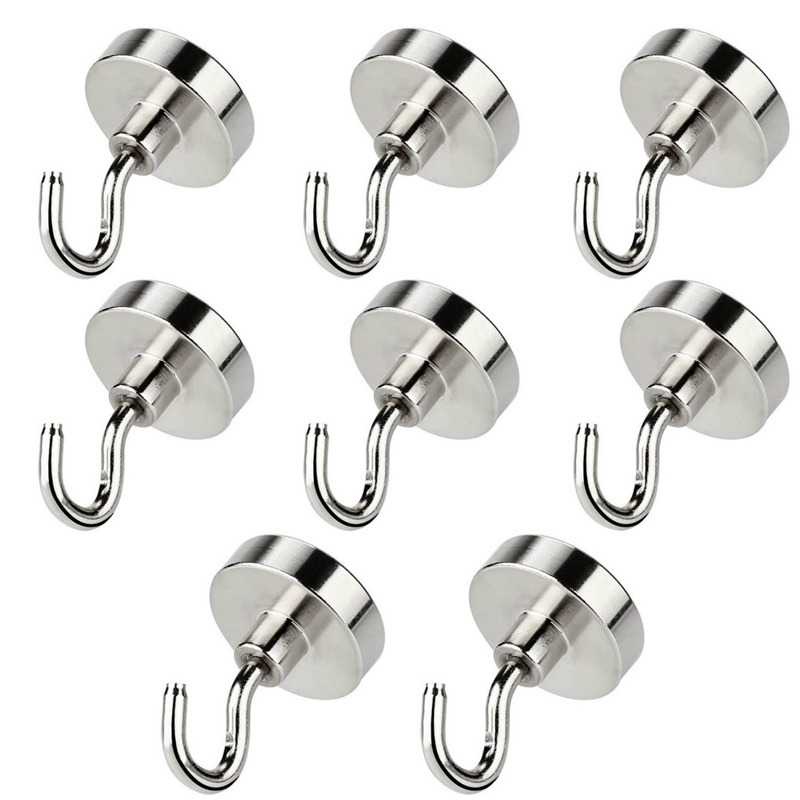 TD - DAP YOMI Magnet Gantungan Hook Strong Neodymium 20mm 8 PCS - D12