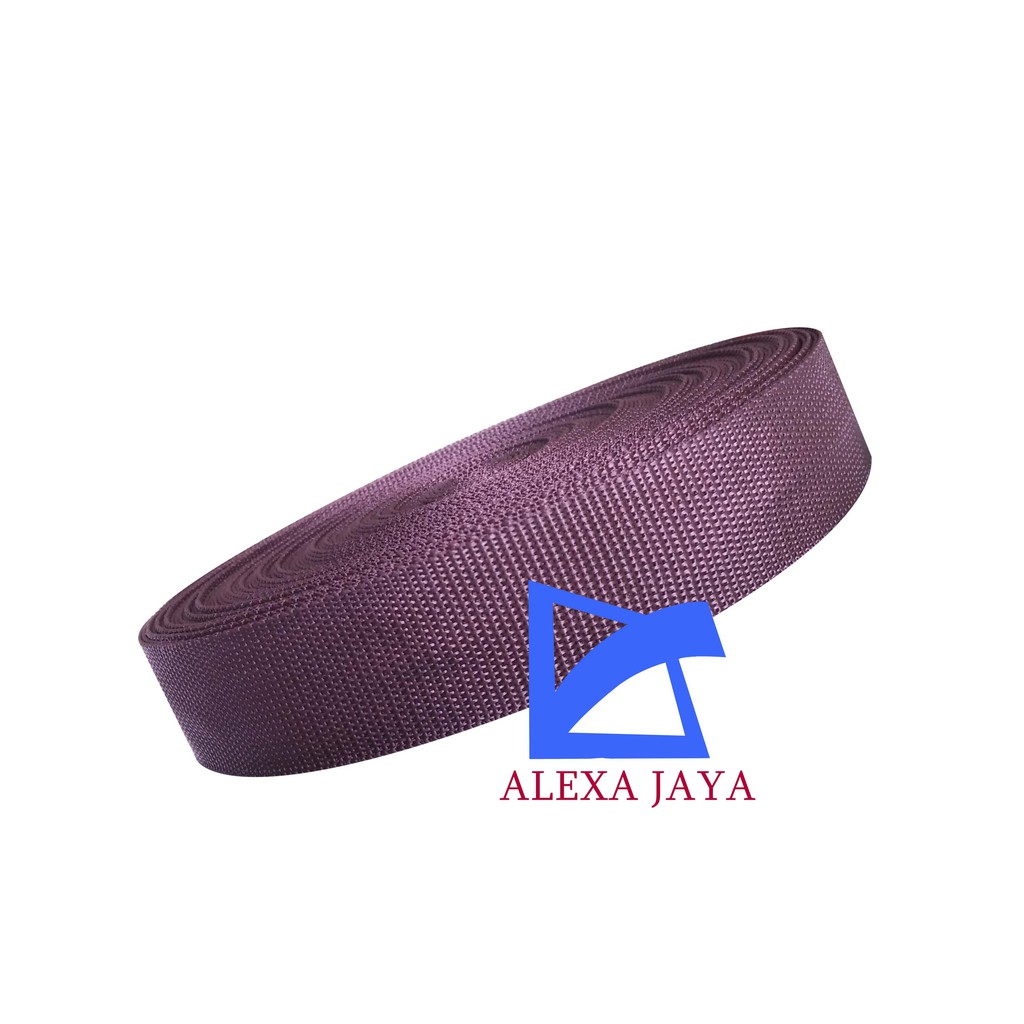 TALI WEBBING UKURAN 3.8 CM WARNA UNGU TUA WEB 38 CRM UNGU TUA