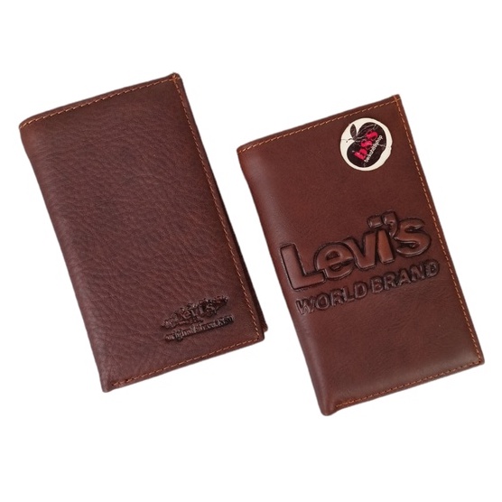 Dompet Pria Lipat 3/4 Kulit Asli Men Wallet