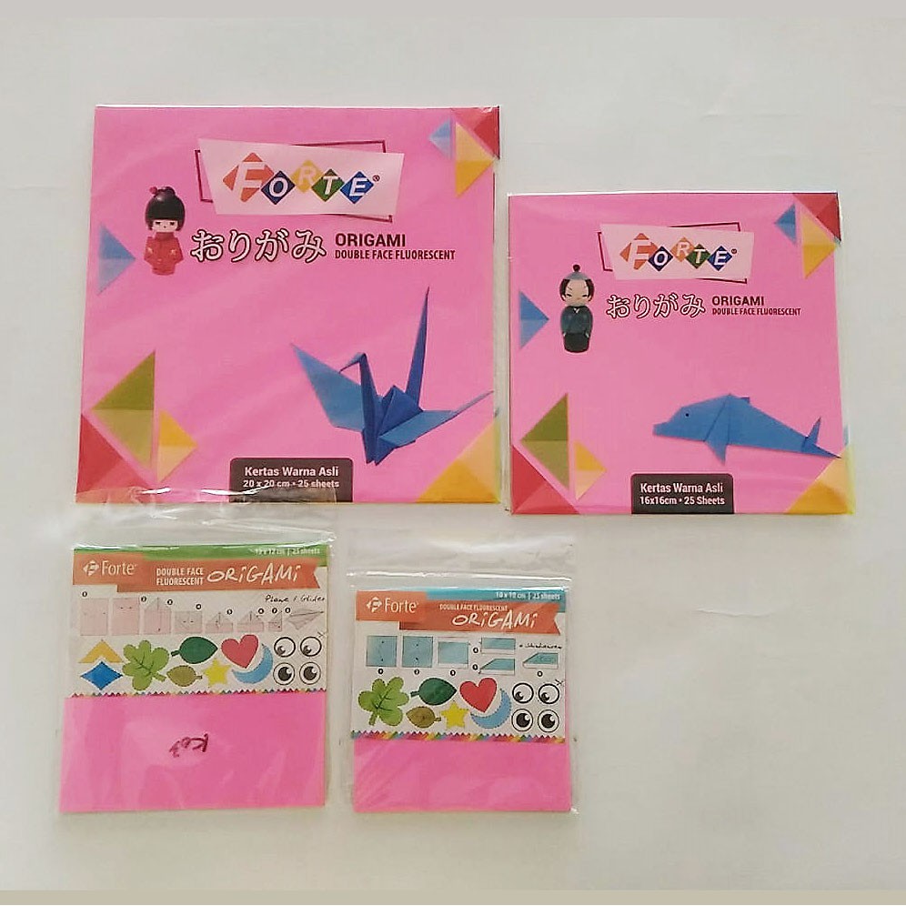 

Kertas Lipat Forte / Kertas Origami 2 Sisi / Kertas lipat Anak