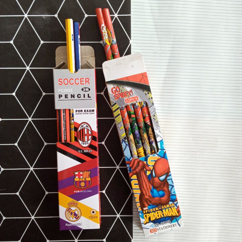 

Pensil 2B Karakter 2 (Isi 12 pcs)