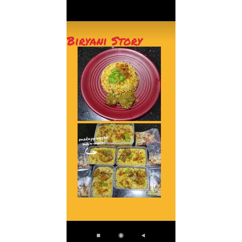 

chicken biryani #hanya melayani wilayah balikpapan