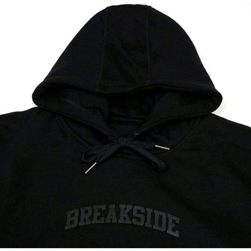 Breakside Hoodie Blacken - Black jaket