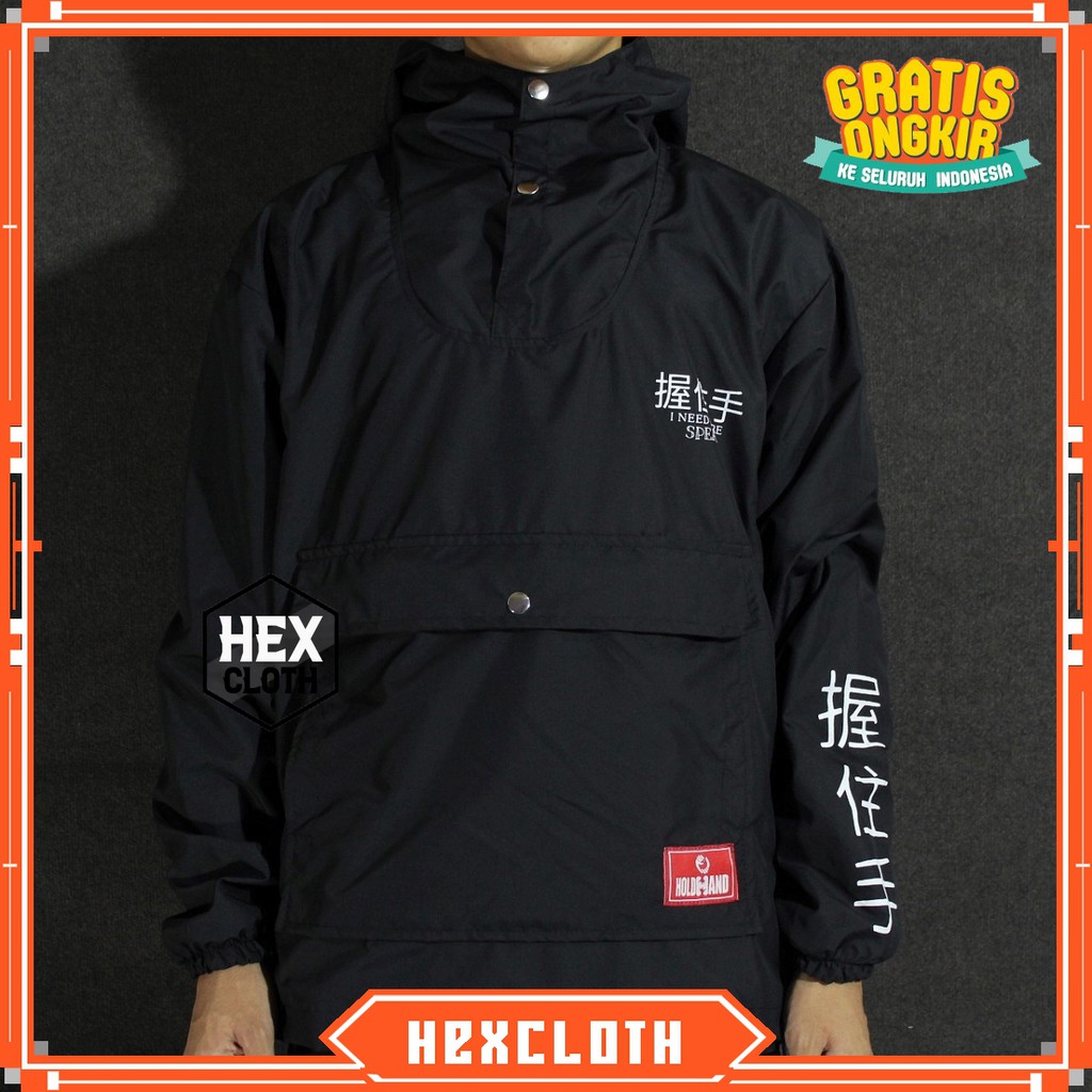 Jaket Taslan Cagoule Cowo Japan Holdhand
