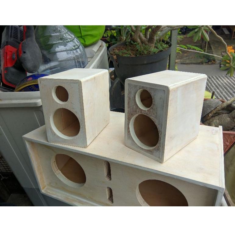 Murah banget 7B978 Box speaker 2 way 4 inch + tweeter acr702/walet --- Harga per 1 pcs 7B9