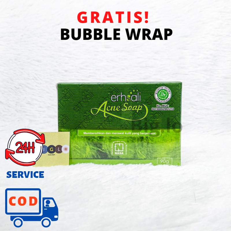 SABUN ANTI JERAWAT ERHSALI ANTI ACNE SOAP NASA ERHSALI ANTI ACNE - SABUN CUCI MUKA - SABUN JERAWAT N