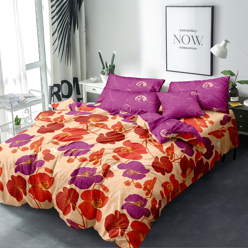 Internal - Bed Cover Set Queen 160x200 Tinggi 25 Fitted - Jodie