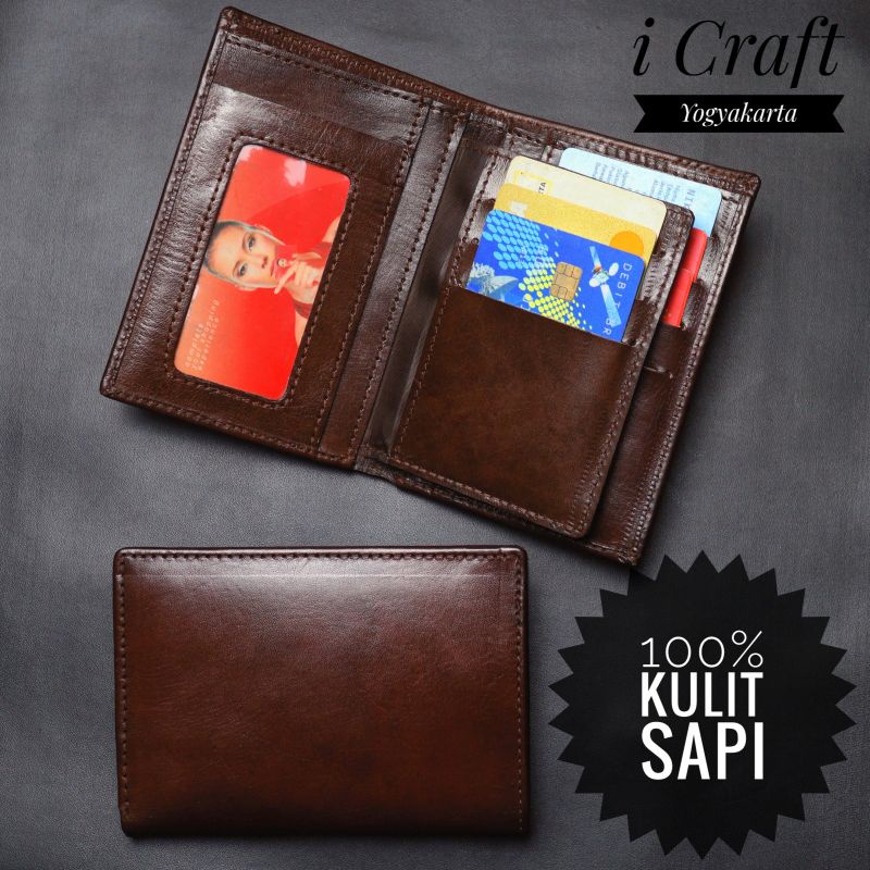 DOMPET KULIT SAPI PRIA/WANITA 3/4