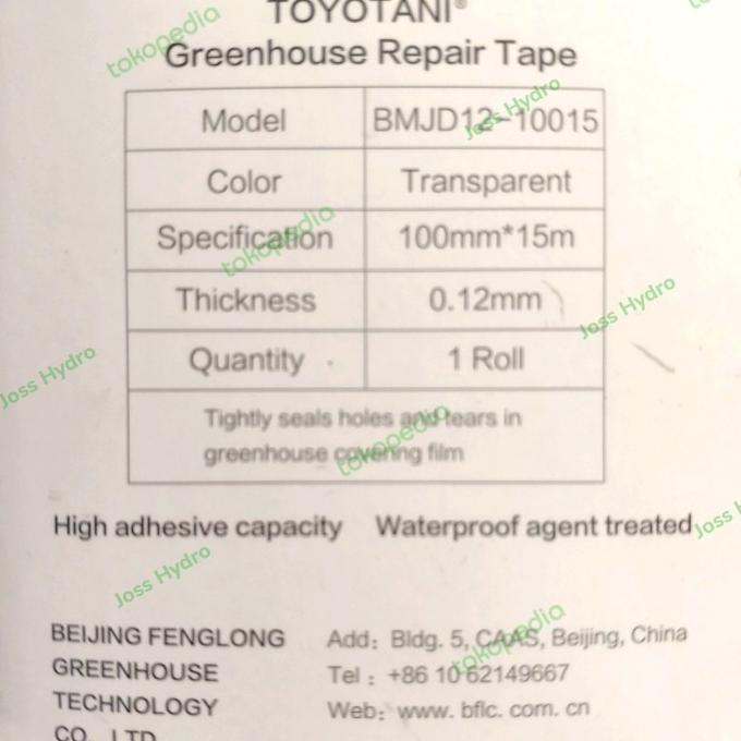 

(BISA COD) Lakban / Isolasi Plastik UV merk Toyotani 10cm x 15 meter DISKON Kode 888