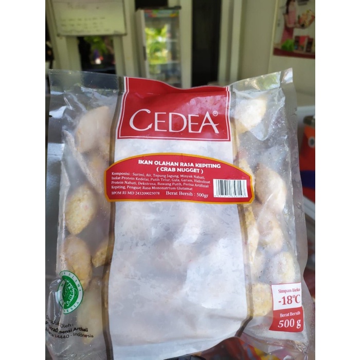 

Cedea crab Nugget Ikan Olahan Rasa Kepiting 500g