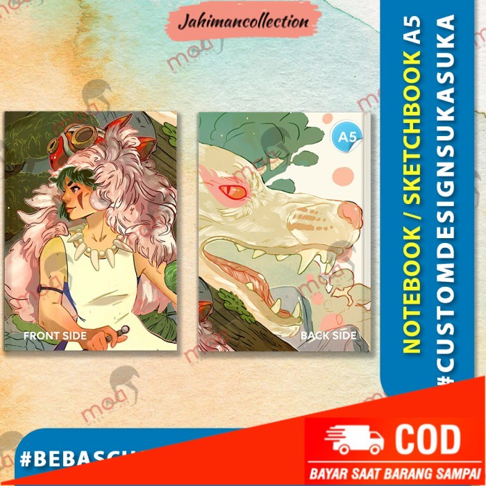 

✨ BISA COD ✨ Custom Cover Printing Notebook Buku Catatan A5 Jilid Jahit Binding