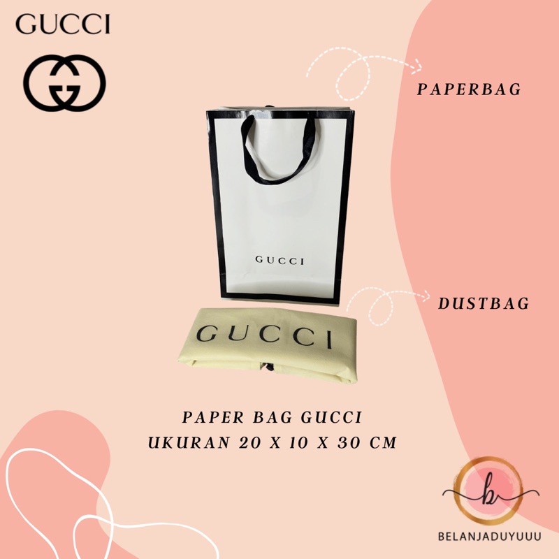 Paper Bag Gucci / Paperbag Branded  (READY STOCK JKT )