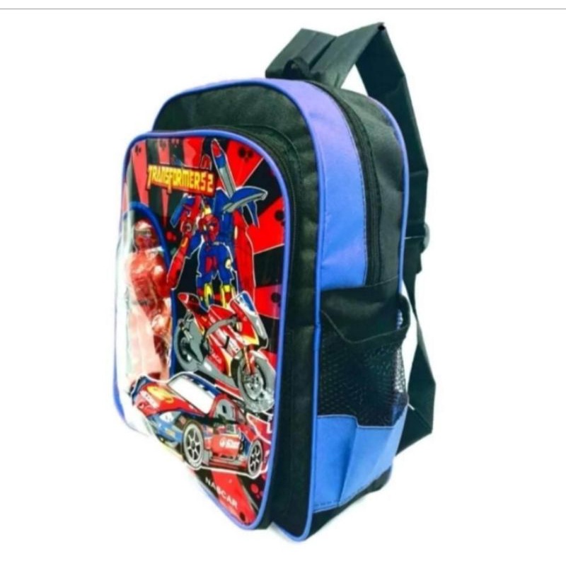 TAS RANSEL ANAK COWO TK/SD BERADIAH ROBOT