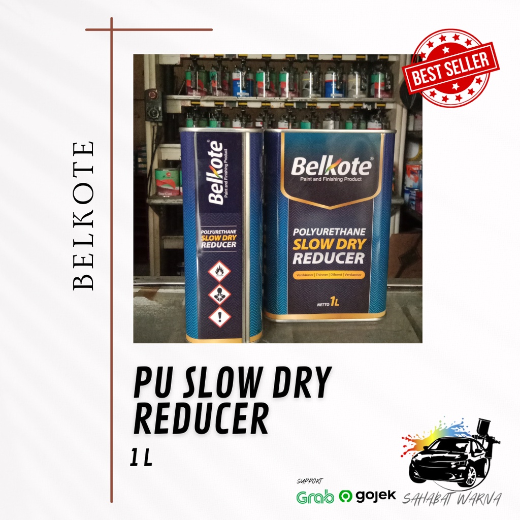 Belkote PU Slow Dry Reducer - 1 L /Thinner Belkote/ Thinner PU/ Slow dry