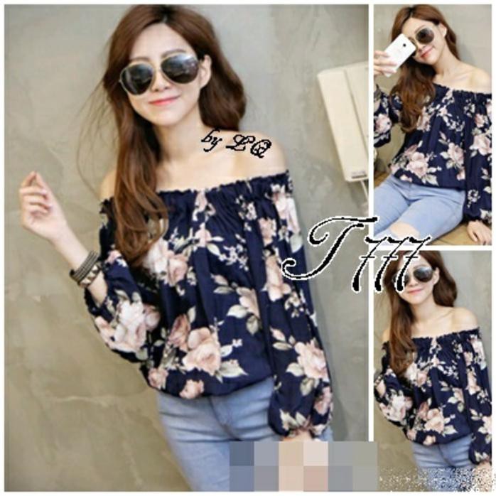 Sabrina Flower / Baju Wanita / Baju Atasan / Bunga / Blouse