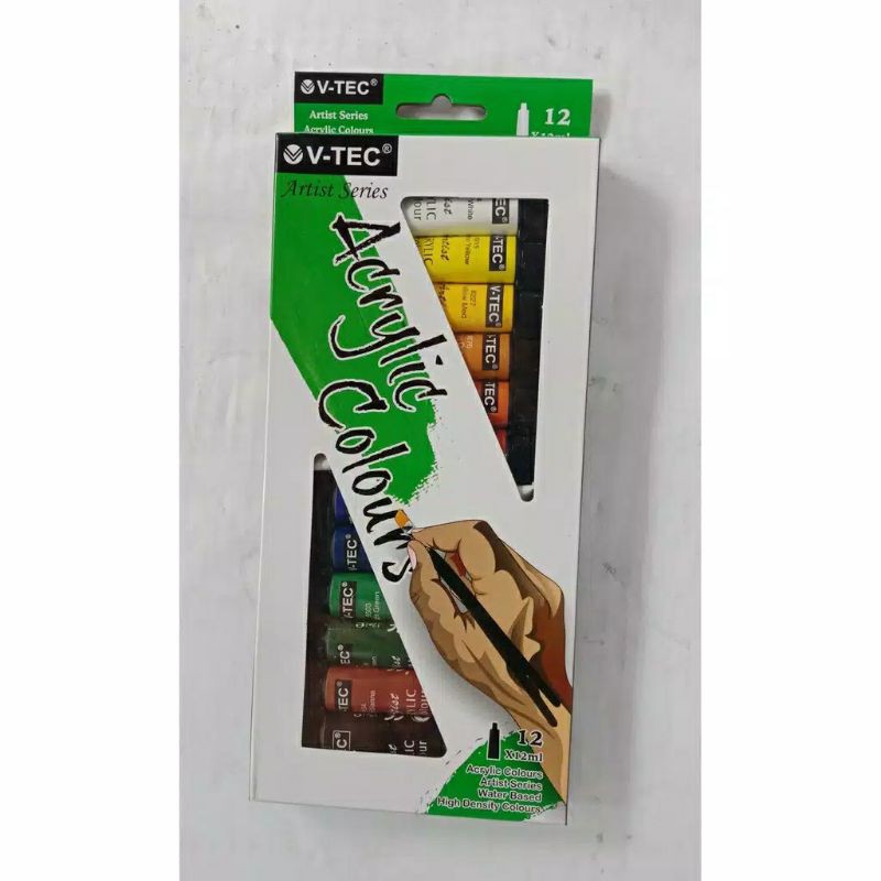 

Cat Akrilik V-tec 12 ml isi 12