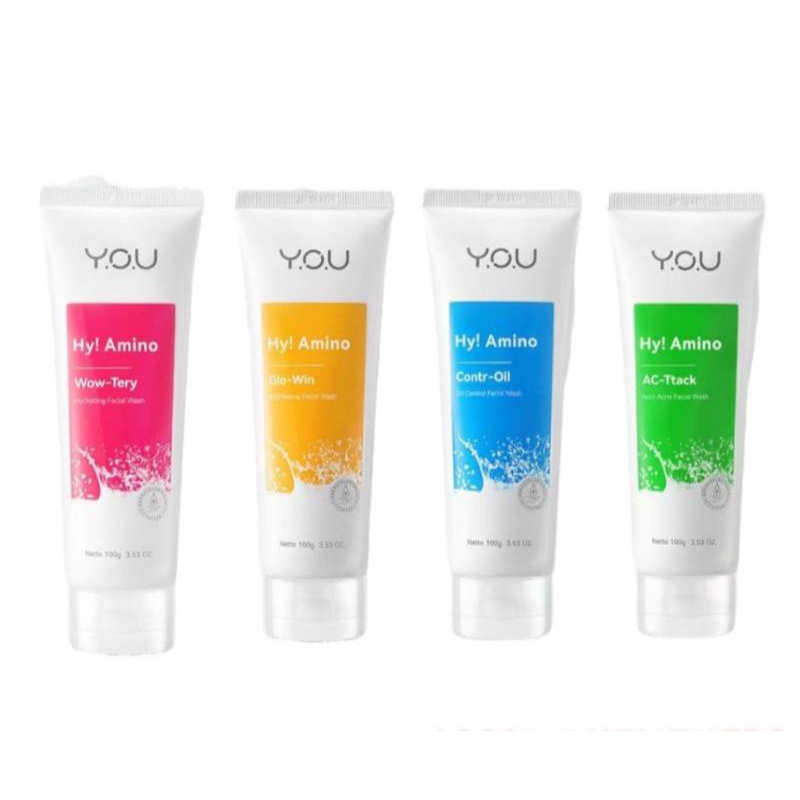 Y.O.U Hy! Amino Facial Wash - 100g