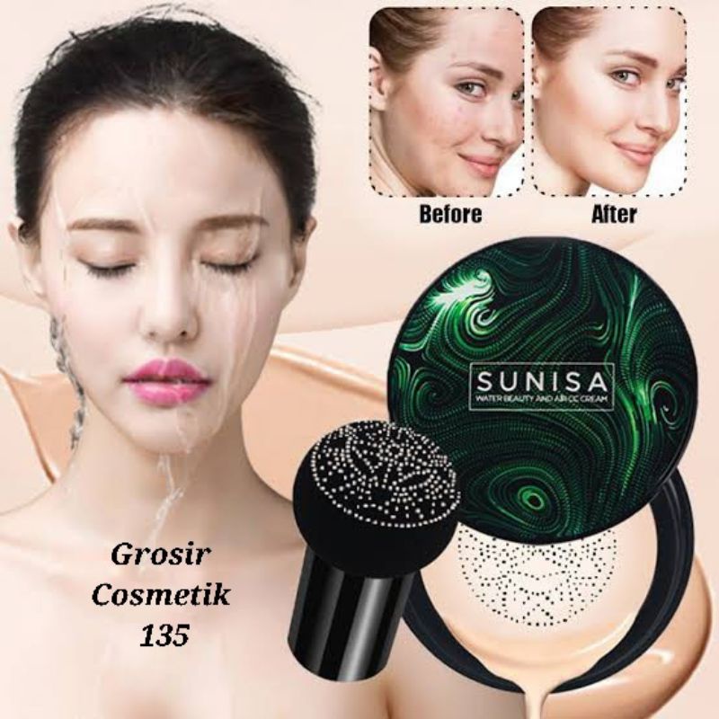 S&quot;NISA MUSHROOM HEAD BB CUSHION AIR PAD CC CREAM [ 𝗢𝗥𝗜𝗚𝗜𝗡𝗔𝗟 𝗜𝗠𝗣𝗢𝗥𝗧 ]