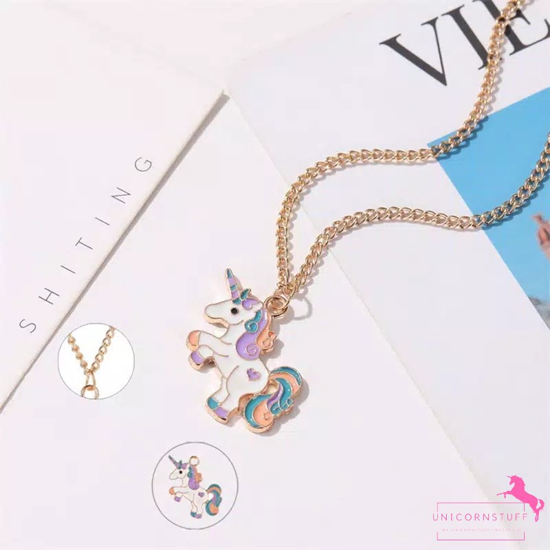 Kalung Unicorn Kalung dengan Motif Unicorn