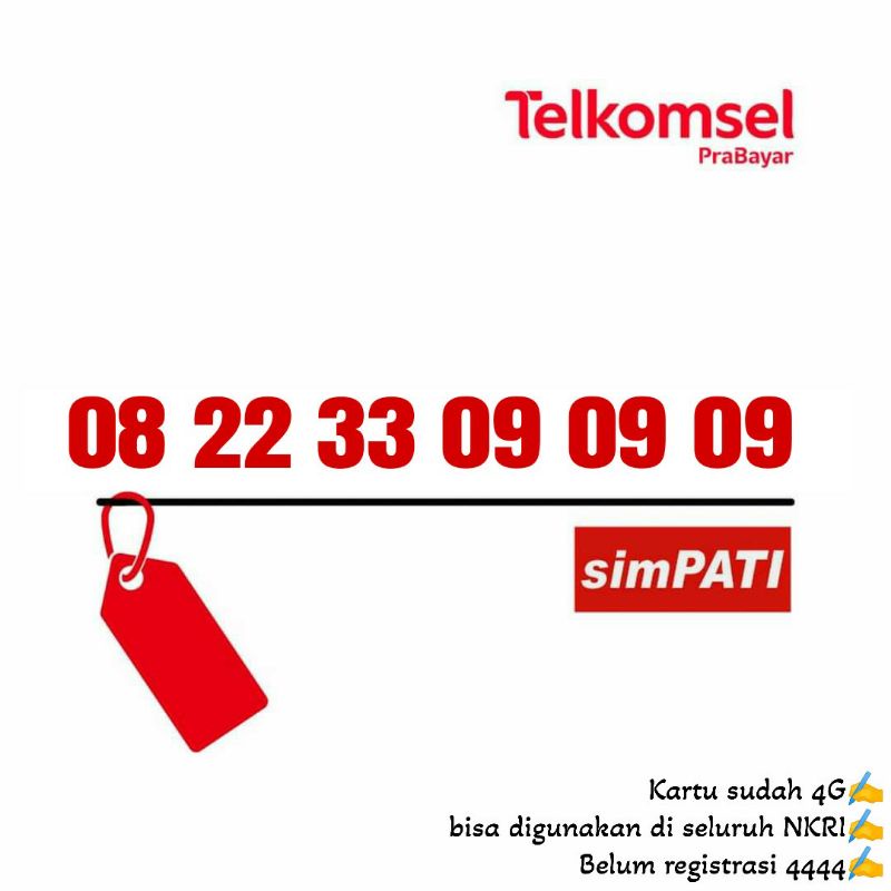 nomor cantik telkomsel kartu simpati 090909